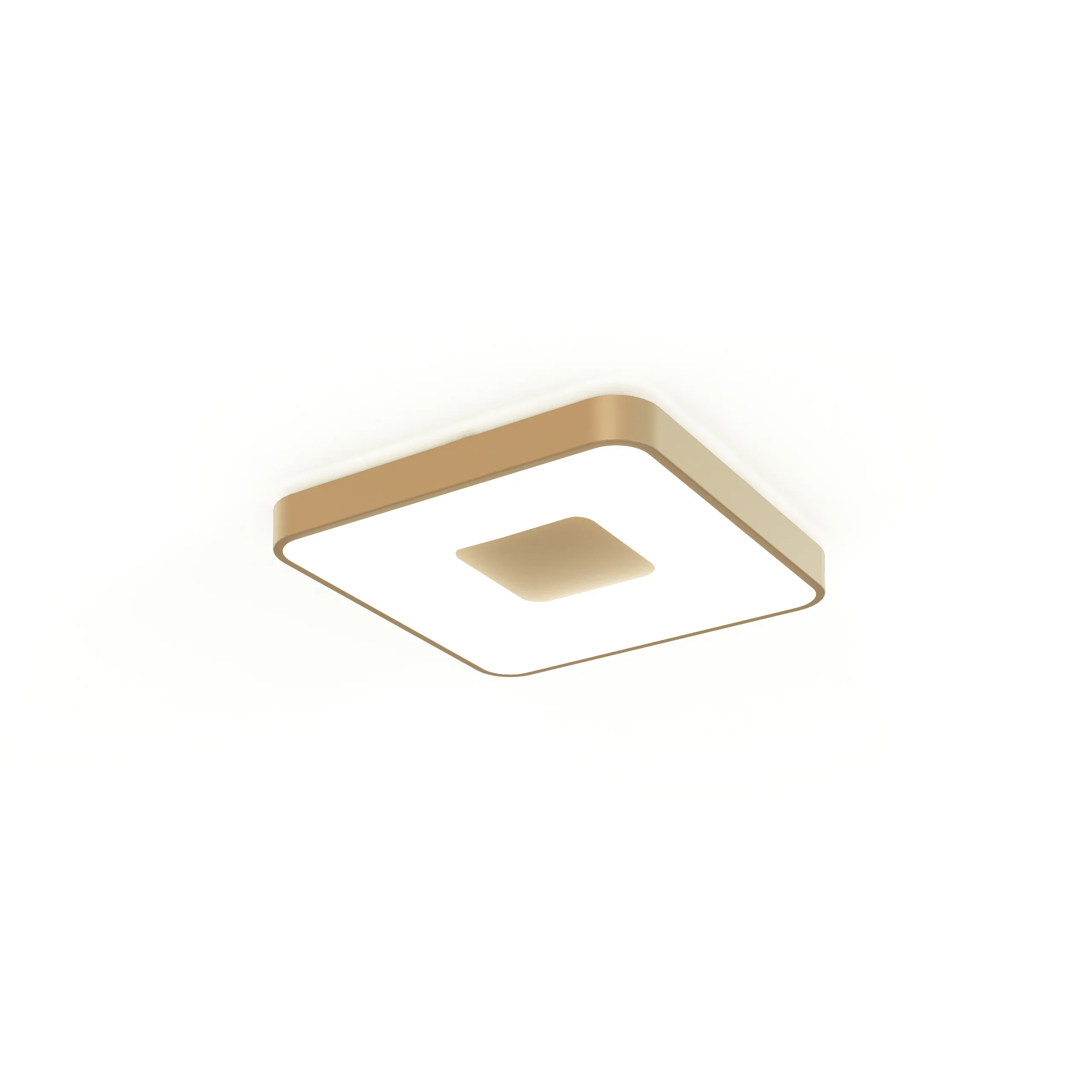 M7926  Coin 80W LED Square Ceiling Gold